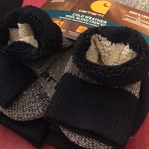 /SOLD/Carhartt Sock 4 Pack Cold Weather Wool Blend - Picture 7 of 7